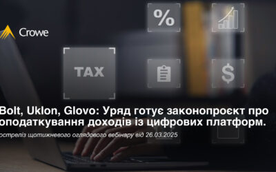 Bolt, Uklon, Glovo: Уряд готує законопроєкт про оподаткування доходів із цифрових платформ