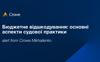 Бюджетне відшкодування: основні аспекти судової практики